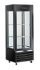 Хладилна витрина за вино с 1 врата, 440 л, черна, клас А