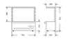 Грил на дървени въглища PIRA Robata ESP 80 SILVER BASIC, настолен