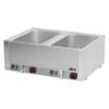 Електрическо бен-мари, 3 kW, 2xGN1/1-200,  с кранове за източване