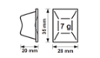 Ледогенератор за лед тип кубче Flat Cube 7 г, 400 кг/24 ч, без бин, въздушно охлаждане