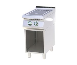 Индукционен котлон с две нагревателни зони, 2x5 kW, с основа