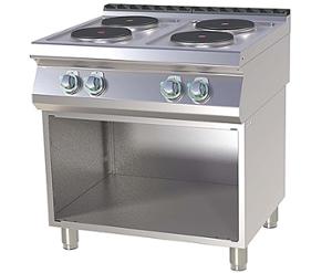 Електрически котлон върху основа, с четири кръгли плочи, 4x2,6 kW 