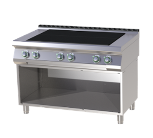 Eлектрически котлон върху основа с шест обединени плочи, 6х3 kW