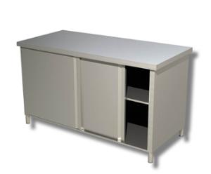 Островен шкаф с плъзгащи се врати, ширина 800 мм.