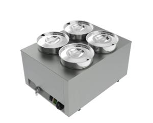 Отоплител за супа, 4x4,5 л., с кранче за източване