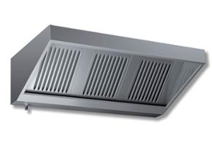 Аспираторен чадър стенен, ширина 3400 мм.