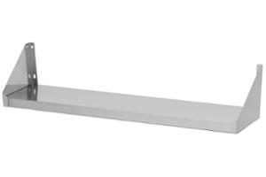 Стенен рафт от неръждаема стомана, 800x200x30 мм