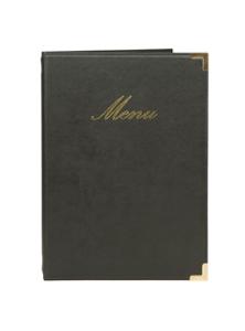 Меню, А5, с една двойна вложка, Classic - различни цветове