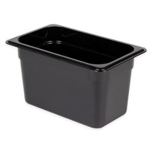 Съд по гастронорм GN 1/4-150, черен, 3,7 л