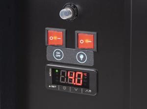 Хладилна витрина, статична, +2ºС до +6ºС, L=1000 мм, клас С