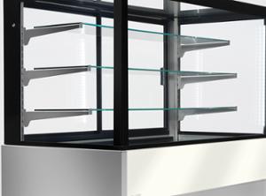 Хладилна витрина, статична, +2ºС до +6ºС, L=1000 мм, клас С