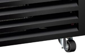 Хладилна витрина за вино с 1 врата, 600 л, черна, клас А