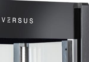 Хладилна витрина за вино с 1 врата, 600 л, черна, клас А