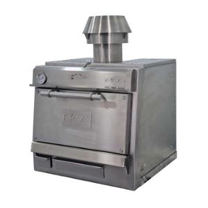 Фурна-барбекю на дървени въглища PIRA-70 XL SILVER SD, настолна