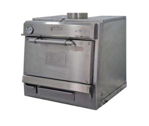 Фурна-барбекю на дървени въглища PIRA-70 XL SILVER SD, настолна