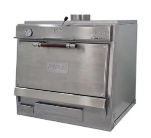 Фурна-барбекю на дървени въглища PIRA-90 SILVER SD, настолна