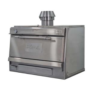 Фурна-барбекю на дървени въглища PIRA-120 SILVER SD, настолна
