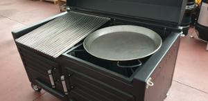 Грил на дървени въглища PIRA BBQ М120, свободно стоящ