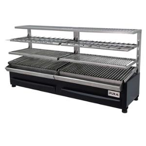 Грил на дървени въглища PIRA Robata ESP 160 LUX BASIC, настолен