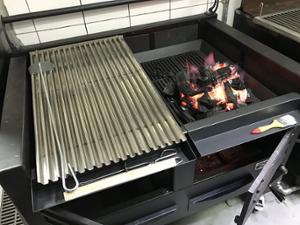 Грил на дървени въглища PIRA Robata ESP 160 LUX BASIC, настолен