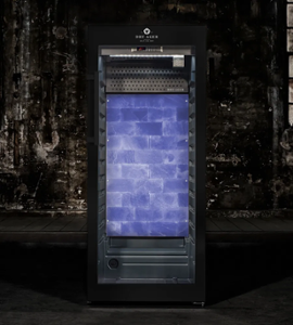 Хладилна витрина за сухо зреене, Premium S с LED Salt Wall, 100 кг, черна