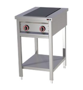 Електрически котлон с 2 зони 30х30 см 2 х 3 kW