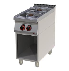 Газов котлон с 2 месингови горелки, 13 kW, върху основа