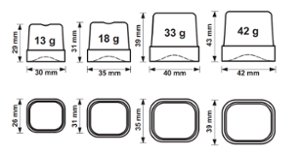 Ледогенератор за лед тип кубче Full Cube 18 г, 30 кг/24 ч, бин 6 кг, водно охлаждане
