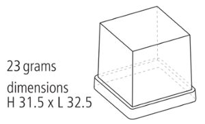 Ледогенератор за лед тип кубче Full Square Cube 23 г, 155 кг/24 ч, без бин, въздушно охлаждане