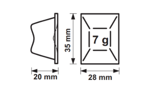 Ледогенератор за лед тип кубче Flat Cube 7 г, 200 кг/24 ч, без бин, въздушно охлаждане