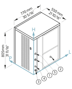 Ледогенератор за лед тип кубче Flat Cube 7 г, 200 кг/24 ч, без бин, водно охлаждане