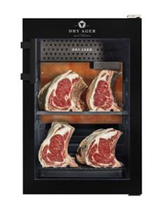 Хладилна витрина за сухо зреене, Premium S с LED Salt Wall, 20 кг, черна