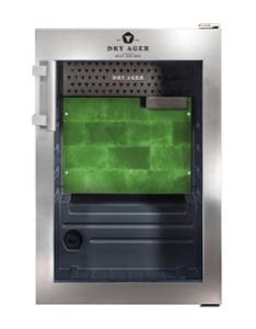 Хладилна витрина за сухо зреене, Premium S с  LED Salt Wall, 20 кг, неръждаема