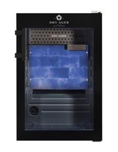 Хладилна витрина за сухо зреене, Premium S с LED Salt Wall, 20 кг, черна