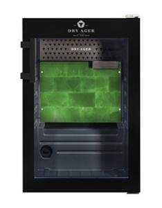 Хладилна витрина за сухо зреене, Premium S с LED Salt Wall, 20 кг, черна