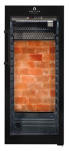 Хладилна витрина за сухо зреене, Premium S с LED Salt Wall, 100 кг, черна