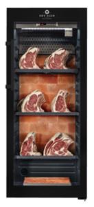 Хладилна витрина за сухо зреене, Premium S с LED Salt Wall, 100 кг, черна