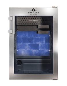 Хладилна витрина за сухо зреене, Premium S с  LED Salt Wall, 20 кг, неръждаема