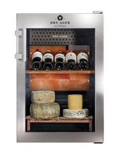 Хладилна витрина за сухо зреене, Premium S с  LED Salt Wall, 20 кг, неръждаема