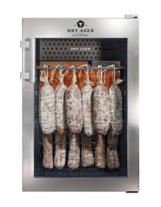 Хладилна витрина за сухо зреене, Premium S с  LED Salt Wall, 20 кг, неръждаема