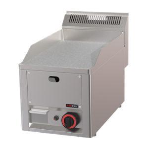 Скара тип плоча, газова, грапаво хромирана, гладка 4 kW