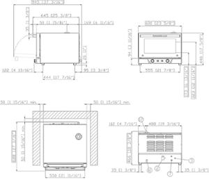 Конвектомат с овлажнител 3 нива 460х330 мм, BAKERLUX Classic Manual Humidity
