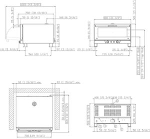 Конвектомат с овлажнител 3 нива 600х400 мм, BAKERLUX Classic Manual Humidity