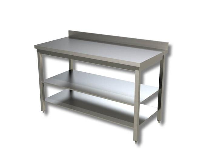 Крайстенна работна маса с два допълнителни плота, ширина 800 мм. - kuhnensko.com Крайстенна работна маса с два допълнителни плота, ширина 800 мм.