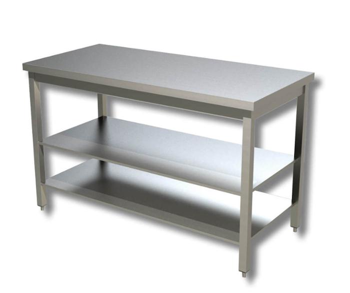 Островни работни маси с два допълнителни плота (различни размери) - kuhnensko.com Островни работни маси с два допълнителни плота (различни размери)