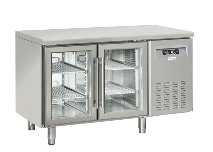Среднотемпературна хладилна маса с 2 стъклени врати, 325х410 мм, SRG2100 - kuhnensko.com Среднотемпературна хладилна маса с 2 стъклени врати, 325х410 мм, SRG2100