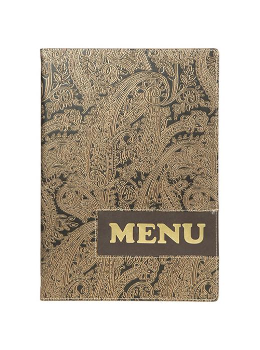Меню Design, А4 с една двойна вложка, 4 стр, Paisley - kuhnensko.com Меню Design, А4 с една двойна вложка, 4 стр, Paisley