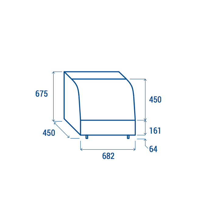 Хладилна витрина, настолна, различни цветове - kuhnensko.com Хладилна витрина, настолна, различни цветове