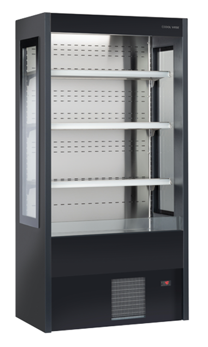 Хладилна витрина, крайстенна с плъзгащи врати, различни ширини - kuhnensko.com Хладилна витрина, крайстенна с плъзгащи врати, различни ширини