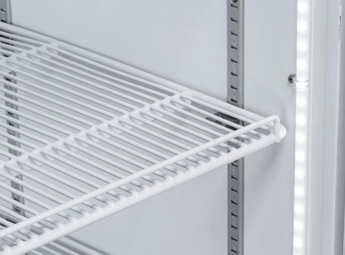 Хладилна витрина за напитки, 704 л, клас F, бяла - kuhnensko.com Хладилна витрина за напитки, 704 л, клас F, бяла